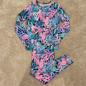 Girls size 12 Lilly Pulitzer Pajamas- washed but never worn